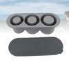 Hollow Cylinder Ice Cube Tray Quick Release Silicone High Low Temperature Resistant with Lid 3 Hollow Cylinder Ice Cube