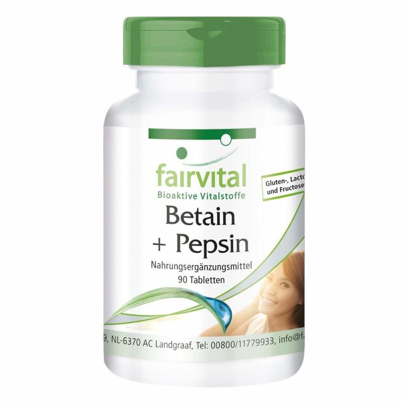 

Fairvital Betain + Pepsin 90 Tablets