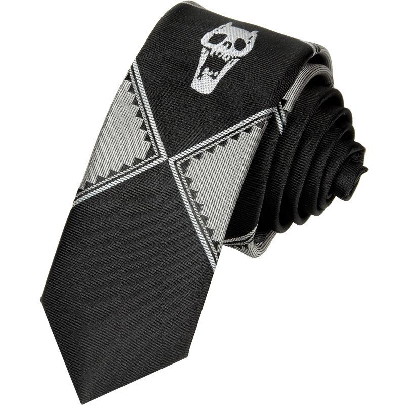 JoJo's Bizarre Adventure Yoshikage Kira Black Skull Easy Zip Tie (Japanese Edition)