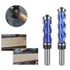 Double Bearing Wood Carving Bit Flush Trim Router Bit 1/2" Shank Double Bearing Flush Trim Bit for Shaping