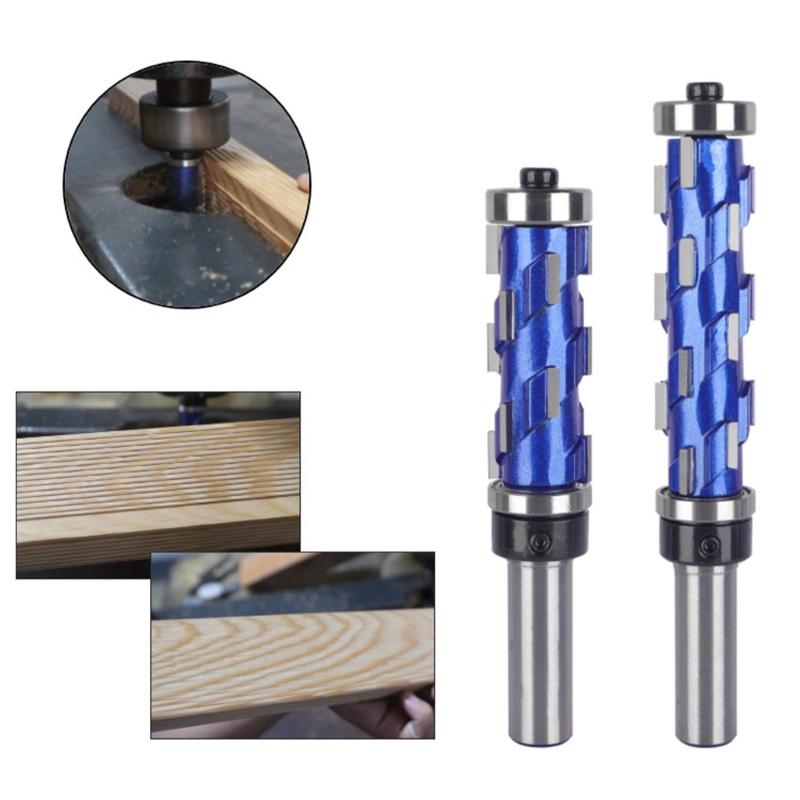 Double Bearing Wood Carving Bit Flush Trim Router Bit 1/2" Shank Double Bearing Flush Trim Bit for Shaping