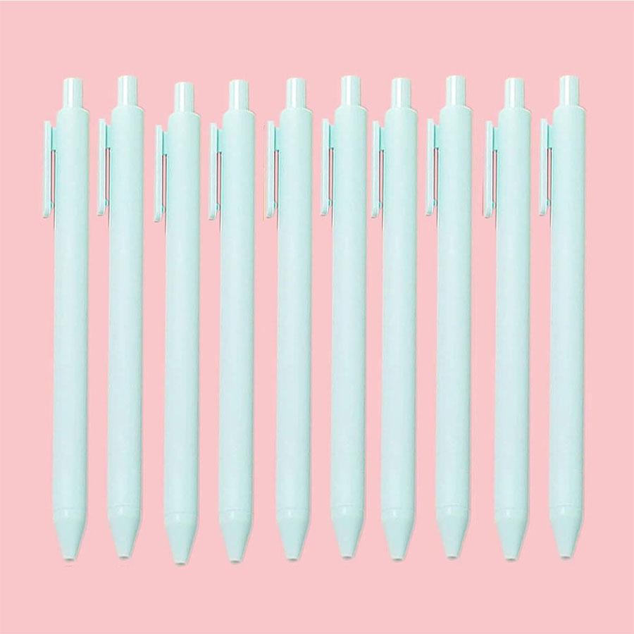 10 Pcs/Set Kawaii Candy Colored Gel Pen Creative Macron Color Series Student Writing School Office Supply Stationery