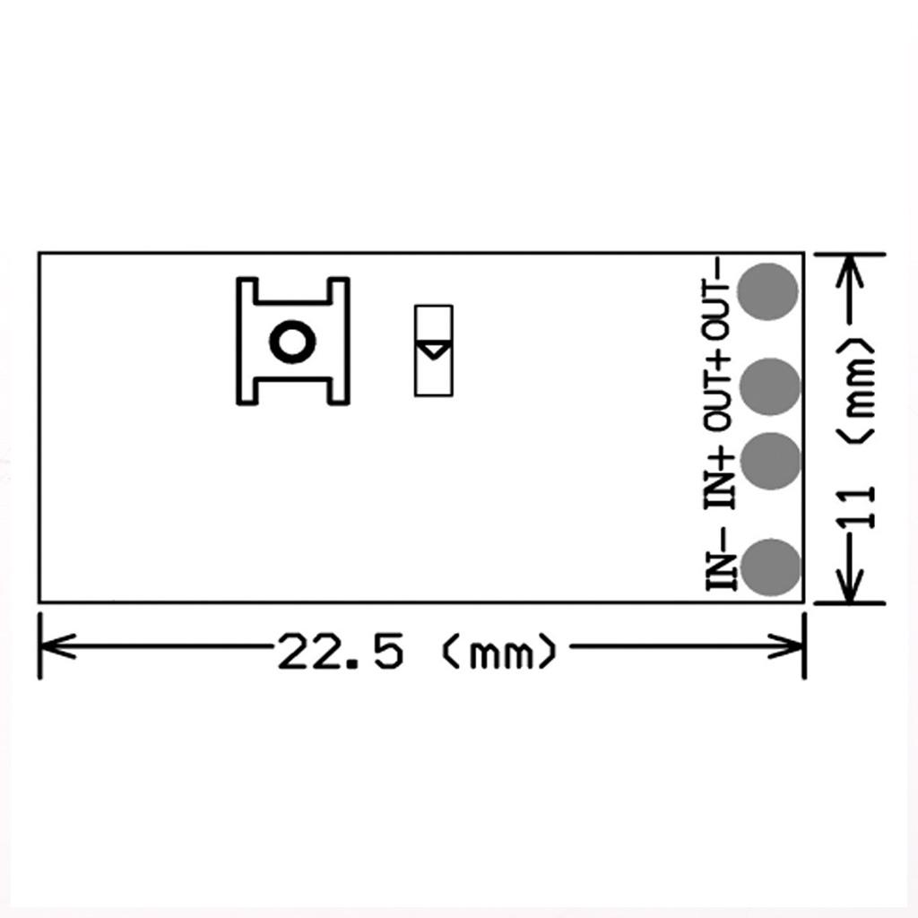 Micro Wireless Remote Control Switch Module DC12V 24V Single-Way Mini Control Kite Light Cabinet Light LED String Light