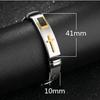 Stainless Steel Religious Bracelet Waterproof Fashion Bracelet Cross Bangles  Daily Use