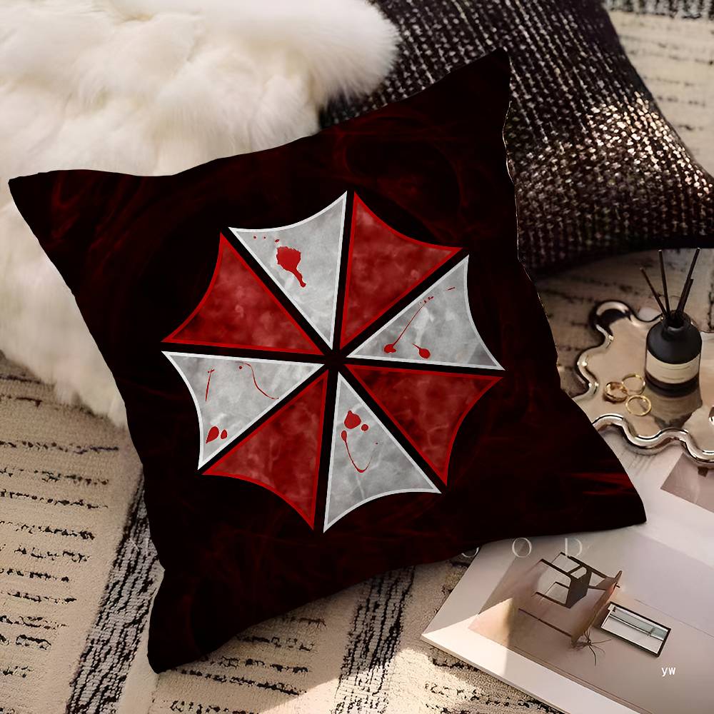 E-Evils GAME R-Resident 45*45cm Cushion Cover Pillow Cover Decor Pillowcase Home Pillowcase For Couch Pillow