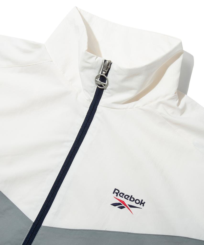 Reebok Peace Vector Windbreaker - White:Navy