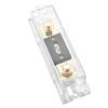 Heschen Car Fuse Wire ANL-40A, Gold, 1 Piece, Fuse Holder with Fuse, Auto Car Motorcycle Audio Subwoofer Supplies