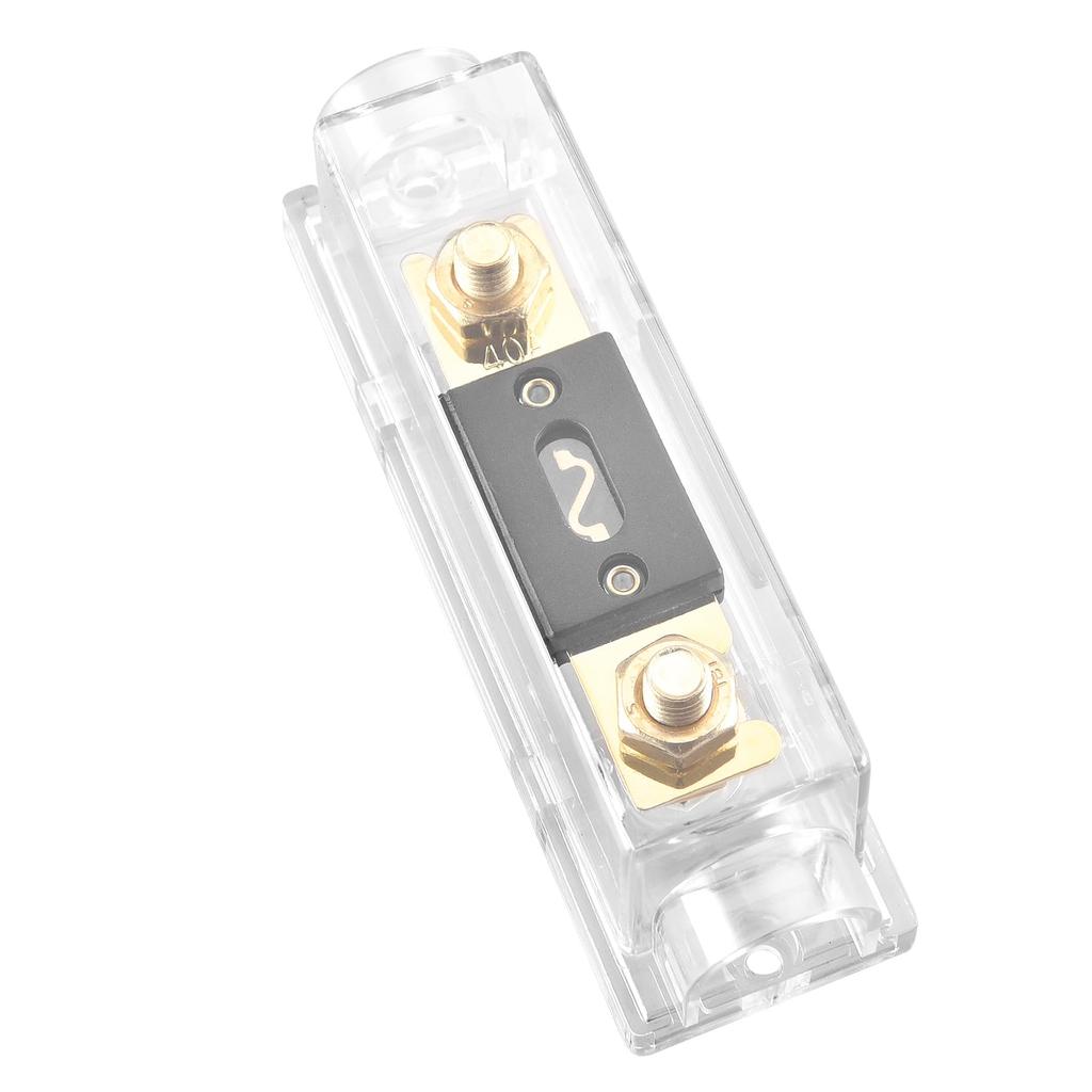 Heschen Car Fuse Wire ANL-40A, Gold, 1 Piece, Fuse Holder with Fuse, Auto Car Motorcycle Audio Subwoofer Supplies