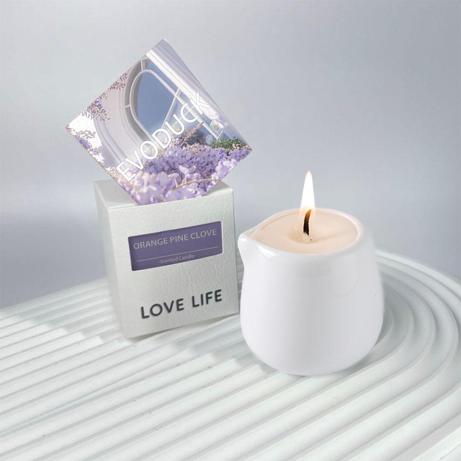 Fruity Scent Low Heat Massage Oil Candle Ultra Hydrating Body Care with Coconut Wax Oil 1.69 Oz Home Decor Valentines