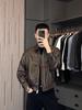 Sleek Men's Autumn/Winter Leather Motorcycle Jacket - Stylish Lapel Design, Cool & Handsome Outerwear, High-Quality Soft Leather