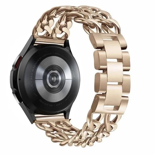 20mm 22mm Luxury Metal Watchbands For Redmi Watch 5 Active/Lite/Xiaomi Watch S4 Bracelet Galaxy 7 6 5 4 Classic Correa Wristband