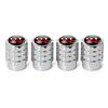 For Nissan MBQ14Pcs 3D Metal Tire Valve Caps Car Tyre Air Stems Cover For Nissan Qashqai J11 J10 Juke Leaf NOTE X-trail T32 Tiida Micra Nismo