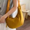 Winter new wind tote oblique span dumpling bag large capacity daily commuting leisure shoulder women's bag
