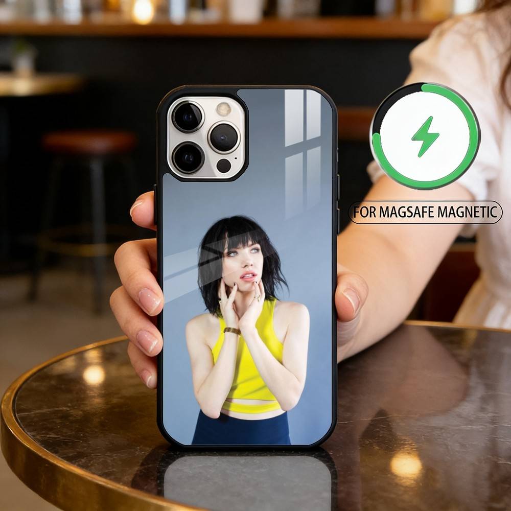 

Singer Carly Rae Jepsen Phone Case For iPhone17,16,15,14,13,12,11 Plus,Pro Max Magnetic For Magsafe Wireless Charging iPhone14