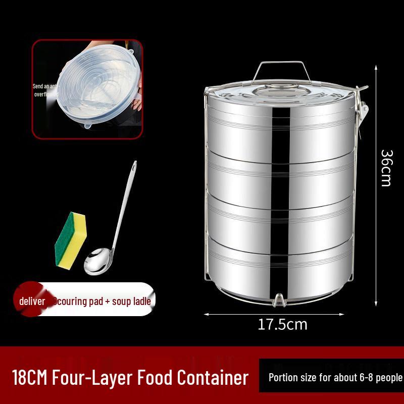 Shengxinhui Multi-layer Insulated Stainless Steel Lunch Box