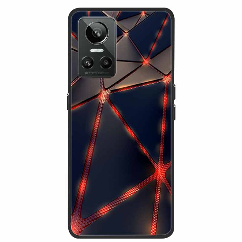 Mobilskal För Realme GT Neo3 Fodral Svart Silikon Mjuk Baksida För Realme GT Neo 3 Mobilskal Fodral RealmeGT G T Neo 3 Coque