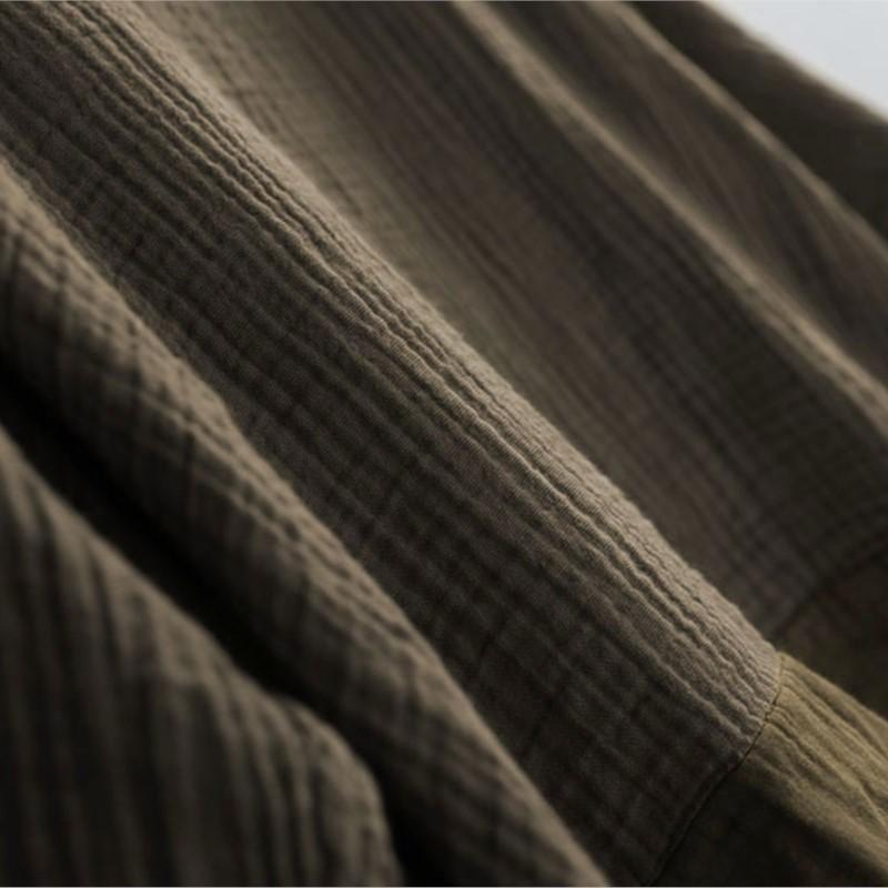 Johnature Solid Color Splicing Long Sleeves O-Neck T-Shirt Woman Autumn Fashion Vintage Style Loose T-Shirt