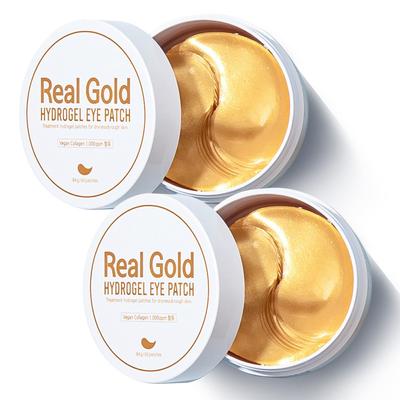 Pretty Real Gold Hydrogel Augenpflaster, 60 Stück, 2 Stück