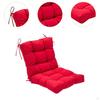 Chair Cushion Pad Lightweight Solid Color High Back Seat Rocking for Kitchen Indoor