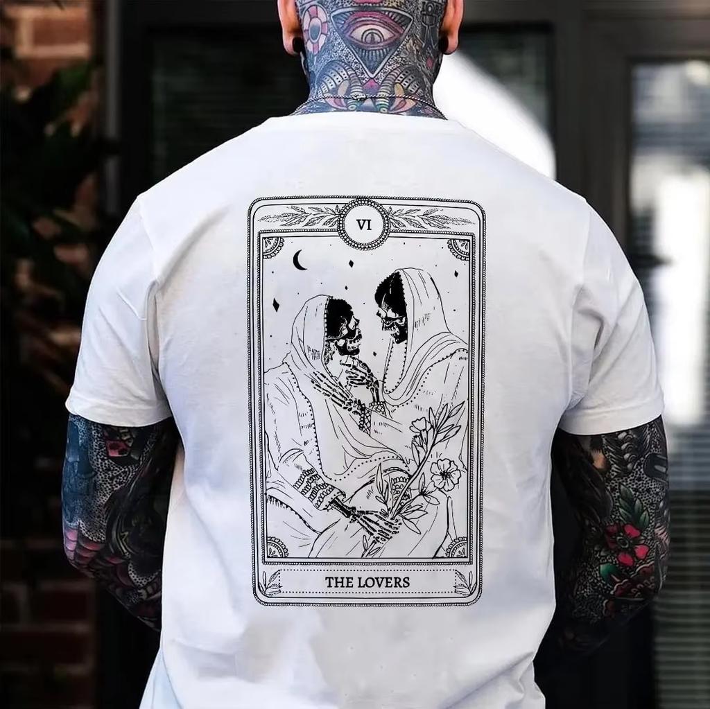 New Hipster Fallow Graphic Popular Men's Summer Weird Quick Dry Material Short Sleeve Printed Shirt Loose Shirt Men's Cloth