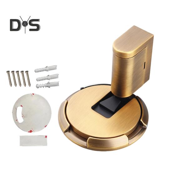 

Магнитный дверной стопор без сверления, бесшумный напольный дверной стопор с винтами, клейкий регулируемый механический магнитный дверной стопор для безопасности дома жёлтый