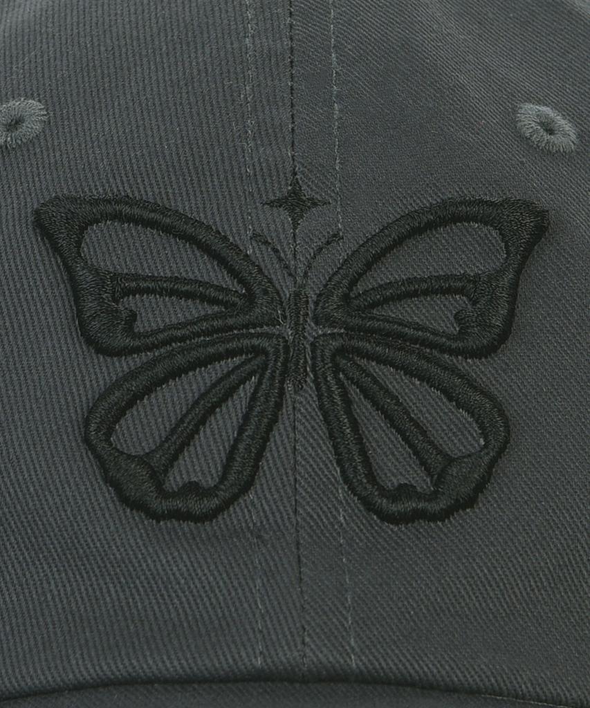 Nigaennikol Vintage Butterfly Blink Ball Cap_Charcoal Black