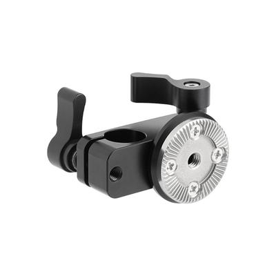 Aluminum Alloy 15mm Single Rod Clamp Durability For M6 Connection Handle For DSLR Camera Cage Handgrip