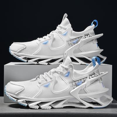 Chaussures de Mode Lames pour Homme Chaussures de Sport d'Extérieur en Mesh Respirantes Baskets de Running Tendance Chaussures d'Entraînement