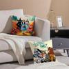 Movie T-The Wizard Of Oz Cushion Cover Breathable Linen Pillowcase Summer Odorless Eco-Friendly Invisible Zipper Washable
