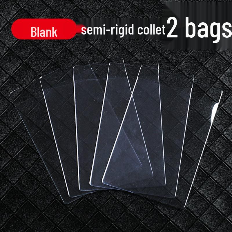 Genomskinligt halvstyvt korthållare för Yu-Gi-Oh, Pokemon, Magic, Sportkort - 35PT