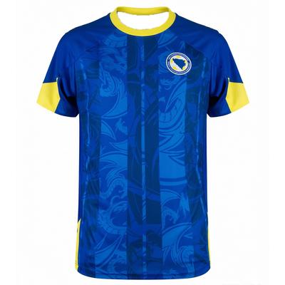 2026 Bosnia And Herzegovina Men Women Children's Quick-Drying Breathable Round Neck T-Shirt Sports Ball Uniform for Casual Wear
