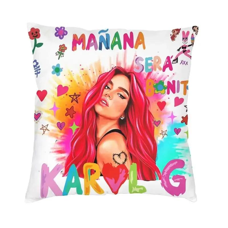 Manana Sera Bonito Karol G Pillow Case Home Decoration Nordic Cushion Cover Square Pillowcase