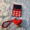 Moon pit butter bear girl ring rope suitable for Huawei pocket/s folding screen PuraX mobile phone case Xiaomi mixflip Samsung zflip//Honor v/novaflip