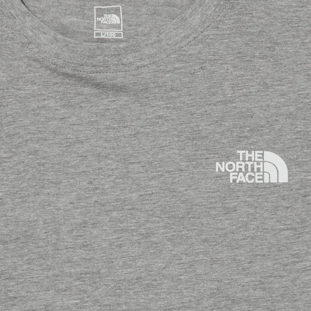 THE NORTH FACE T-Shirts Unisex Gray Crew Neck Moderate Straight Fit NT7UN02D