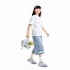 Annil Girls' Round Neck Short Sleeve Knit Top
