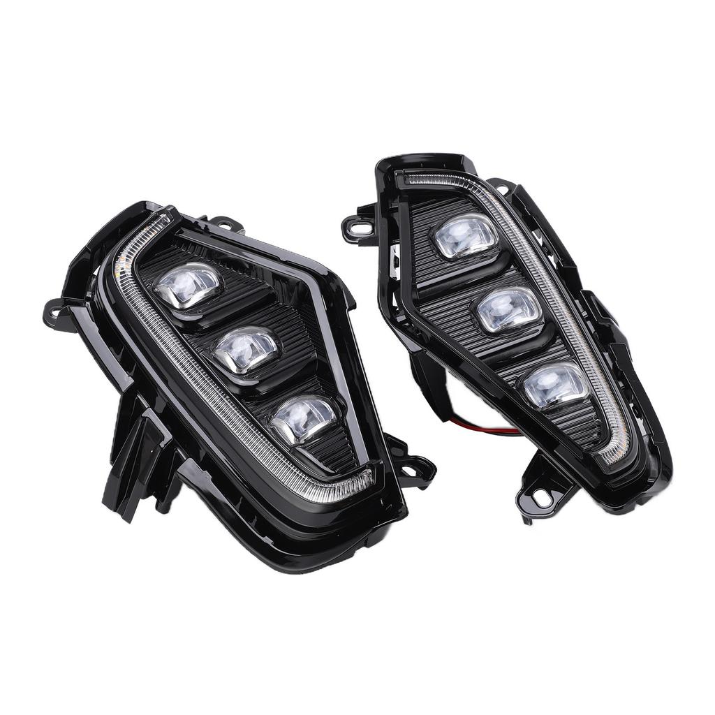 2pcs Front Bumper Fog Light LED DRL Daytime Running Lamp Waterproof Replacement RAV4 2019?2021 DC