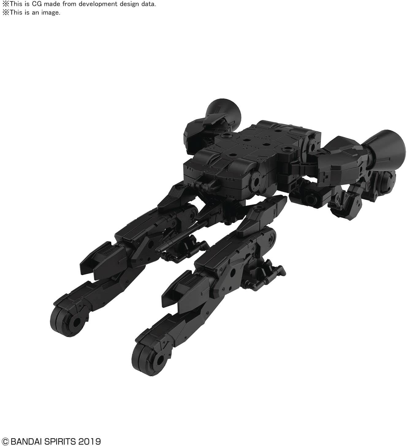 

Exa Vehicle Craft scale plastic model 30MM1/144 (Space Ver.) [Black] 1/144 color-coded