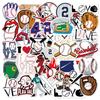 50 Stück Cartoon Baseball Aufkleber für Kinder Spielzeug Sport Aufkleber für Laptop Handy Koffer Skateboard JDM Motorrad Auto Aufkleber Pack