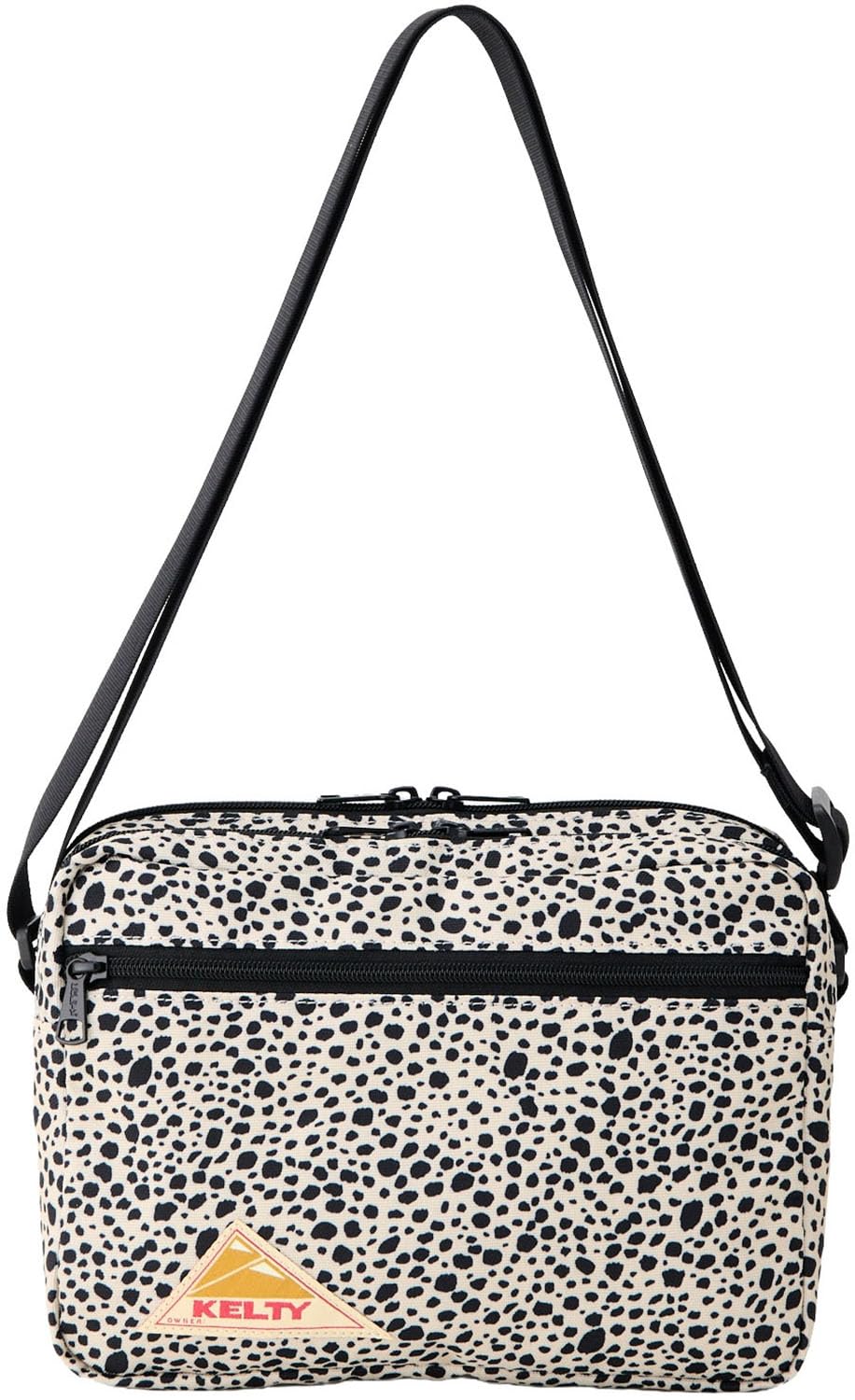 

KELTY Outdoor Shoulder Bag ES RECTANGLE ZIP SHOULDER M 5L Beige Dalmatian 3259271026