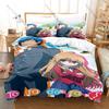 Toradora 3PCS Bedding Set Taiga Aisaka Ryuuji Print Soft Microfiber Duvet Cover Pillowcase Bedroom Decor