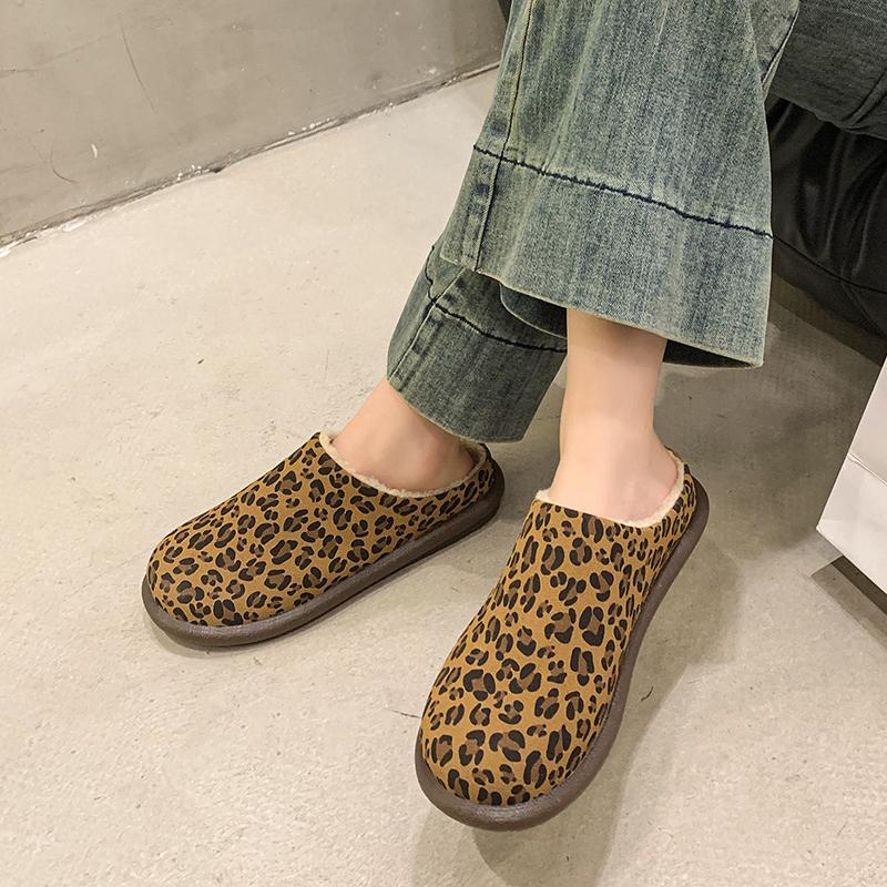 Fashion Women Slippers New Thick Sole Indoor Couples Slippers Winter Household Warm Fluffy Slippers Plush Home Cotton Shoes Slides Women