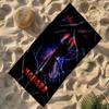 Naruto Character Customized Name Beach Towel Super Soft Microfiber Quickdry Fabric Suitable for Swimming Gym Camping Yoga Vacation