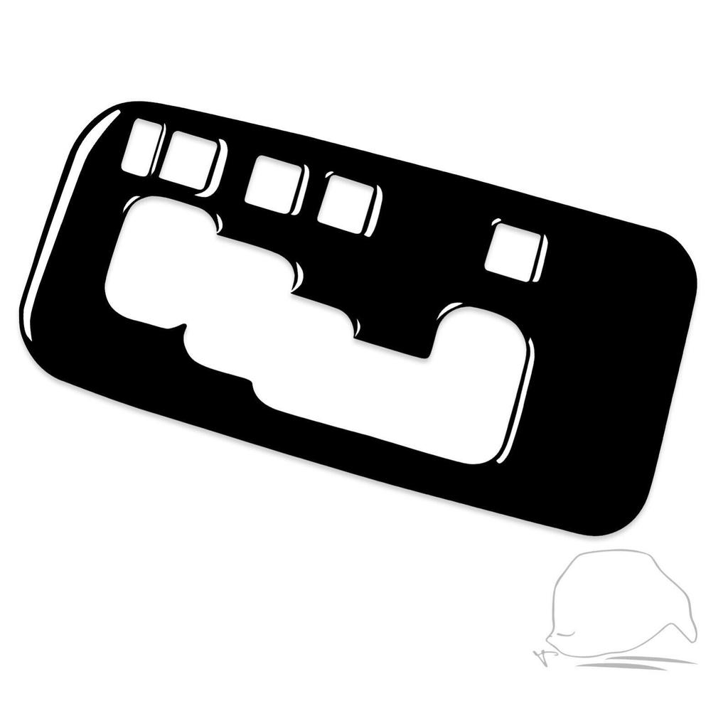 Piano Black Center Gear Shift Box Panel Cover Trim For Jeep Wrangler 2007-2017