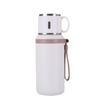 Water Bottle Stainless Steel Thermos Cup Tea Separation Water Cup Large Capacity Portable Kettle with One Lid Dual Purpose