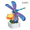 Kids Toy Building Block Flower Model Eternal Bouquet Creative Home Desk Plant Decoration Educational Toys For Kids Birthday Gift