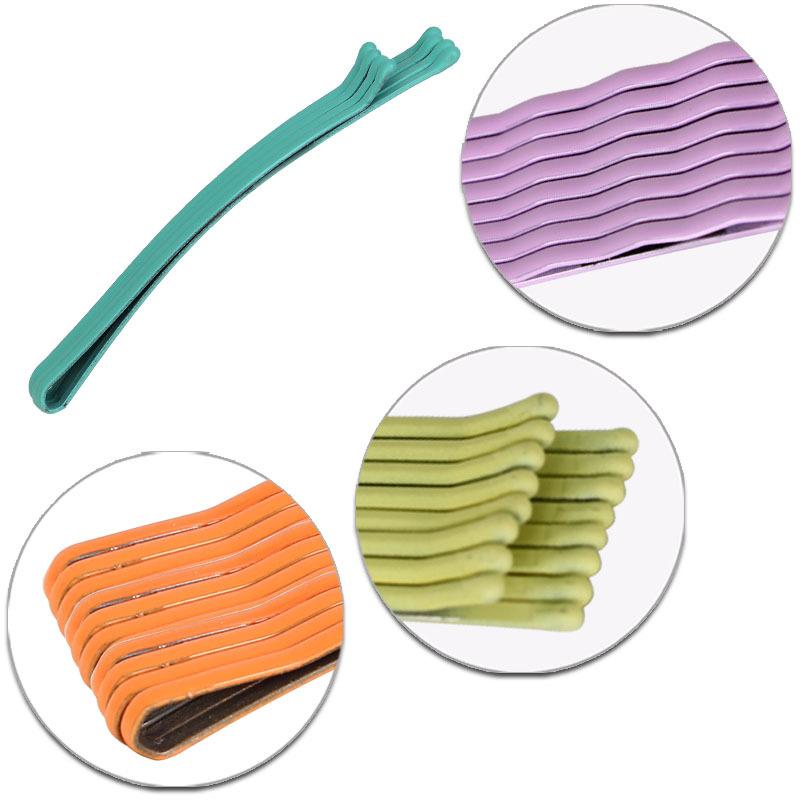 

Color Steel Clip Independent Bag for Girls Sea Candy One-piece Clip No Paint Peeling Hair Clip 654#