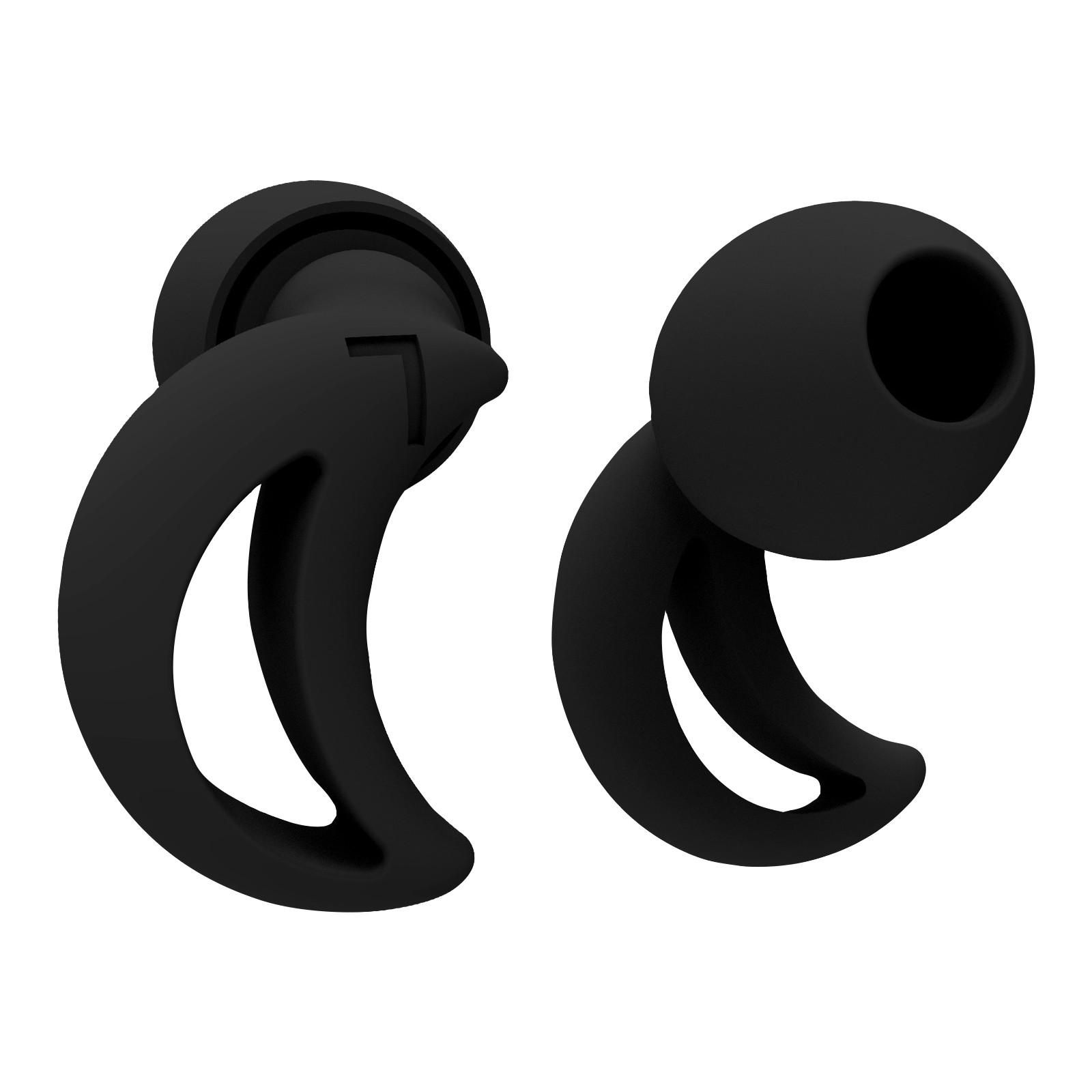 

Звуконепроницаемые беруши для сна, Супермягкие беруши из силикона для снижения шума, Многоразовые, Подходят для сна, плавания, работы и учебы(1 пара) One Size чёрный