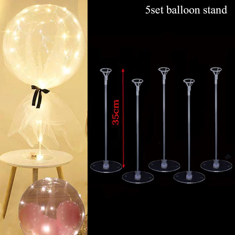 WEIGAO 7/10 Tube Balloon Stand Birthday Balloons Arch Stick Holder Wedding Decor Baloon Globos Birthday Party Decorations Kids