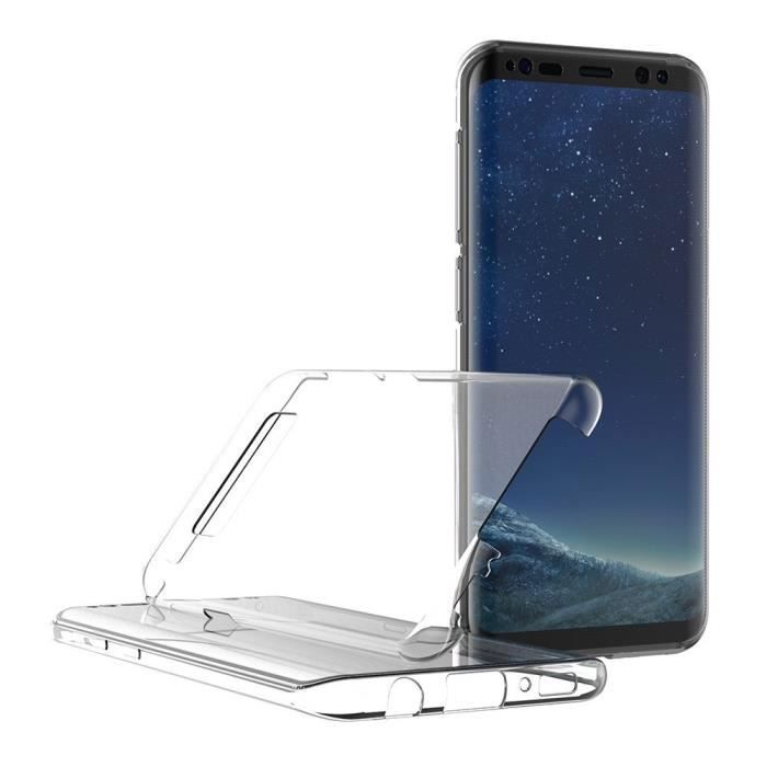 Case for Samsung Galaxy S8 - Phonillico - Ultra Slim - Soft Silicone - Transparent - Total Protection