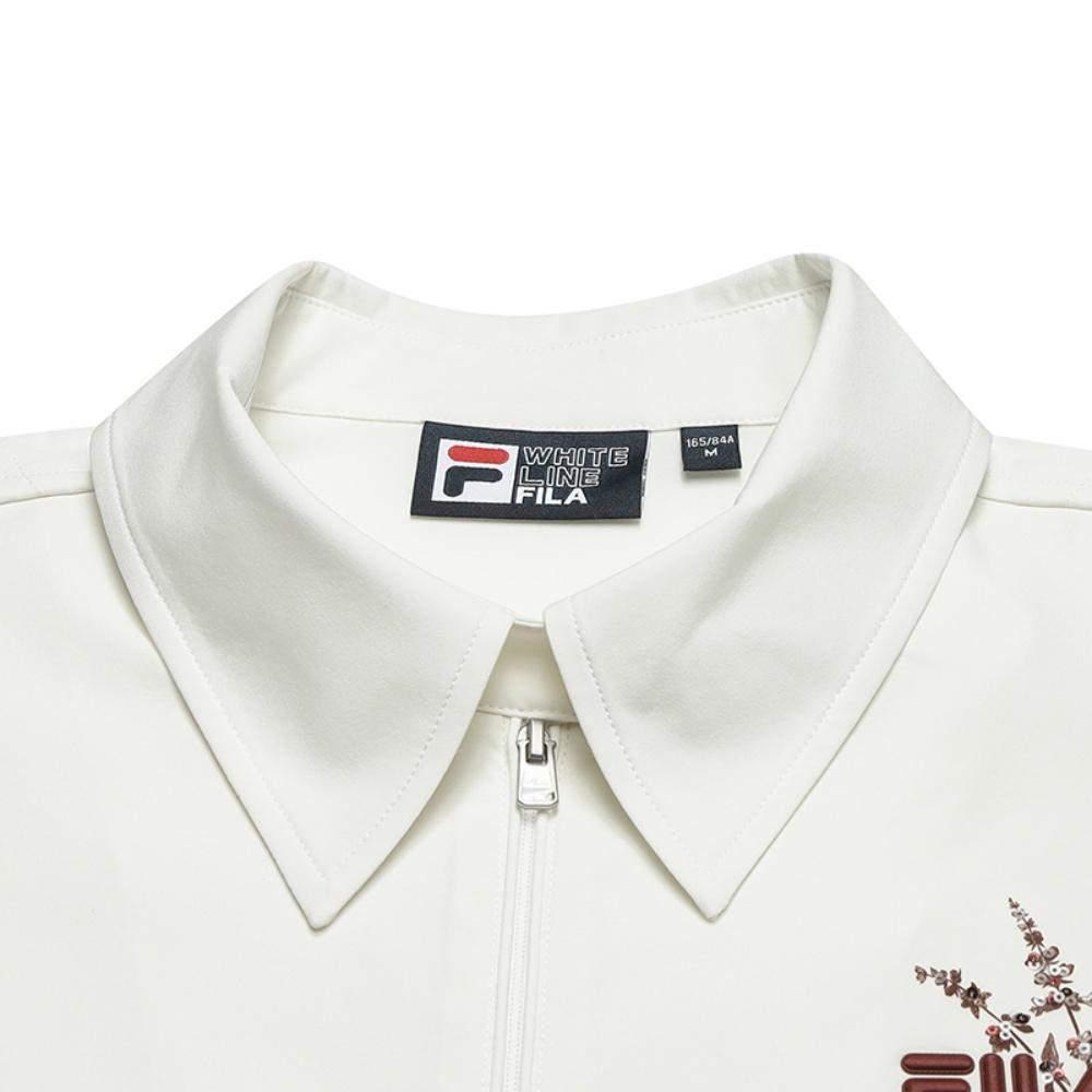 New FILA HERITAGE Jacket Women's Cloud White F11W538705FWT